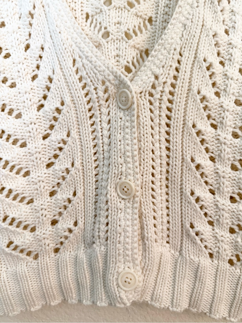 π€ 2010 american eagle crochet short sleeve cardigan - Picture 6 of 6